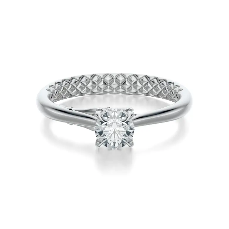 Pierścionek białe złoto z diamentami AJPZ_151